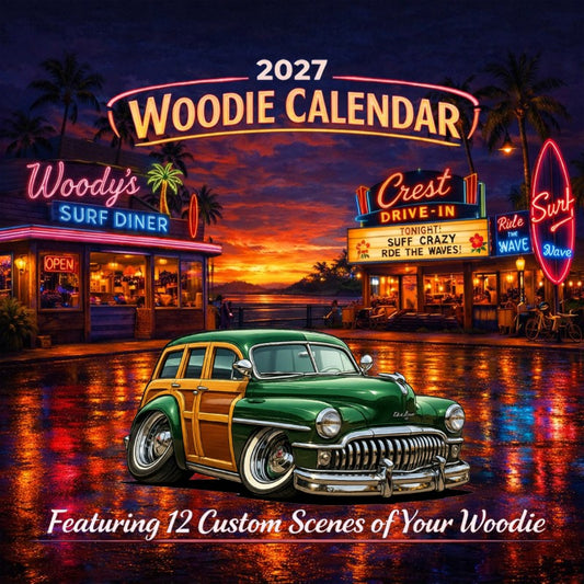2027 Woodie Neon Calendar 100012-XX