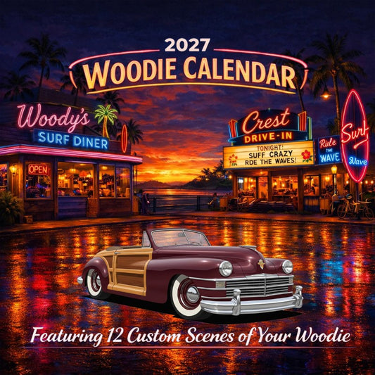 2027 Woodie Neon Calendar 100016-XX