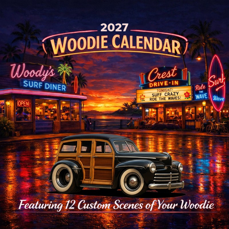 2027 Woodie Neon Calendar 100017-XX