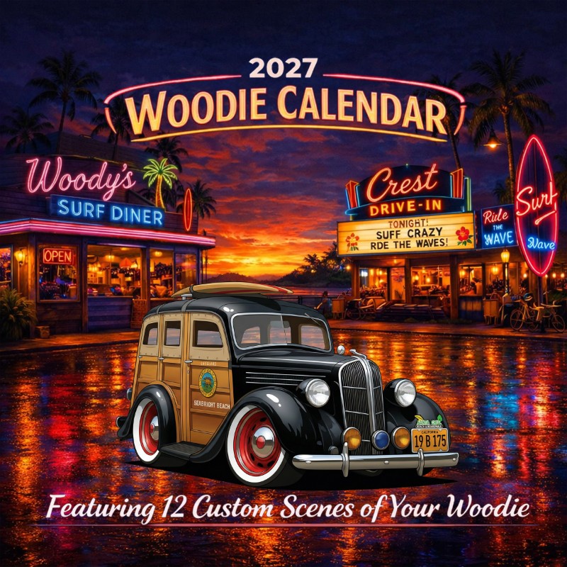2027 Woodie Neon Calendar 19B175-CA