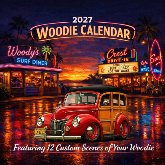 2027 Woodie Neon Calendar 1A1757-CA
