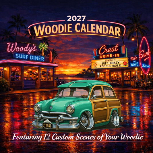 2027 Woodie Neon Calendar 1Y2941-CA