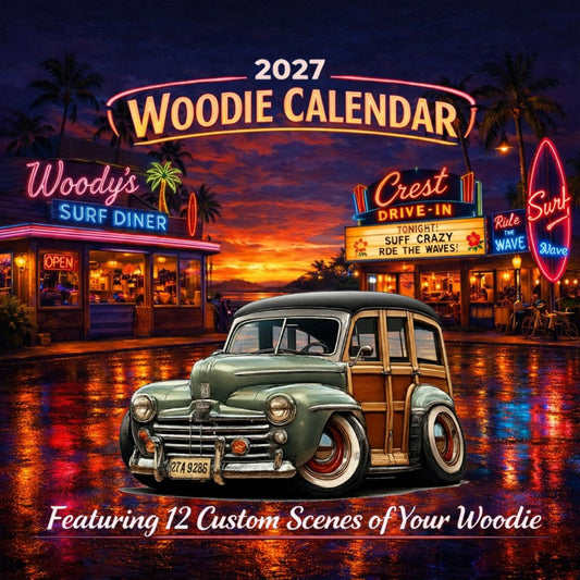 2027 Woodie Neon Calendar 27A9286-CA