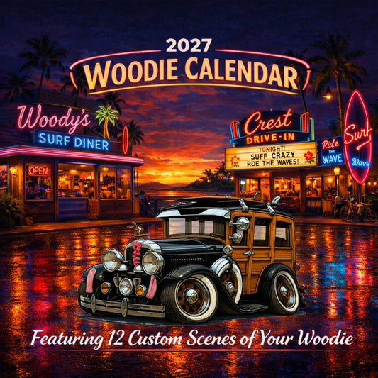 2027 Woodie Neon Calendar 2A5294-CA