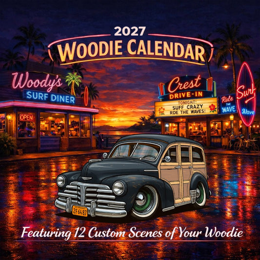 2027 Woodie Neon Calendar 2F6487-CA