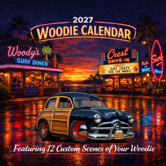 2027 Woodie Neon Calendar 33B2513-CA