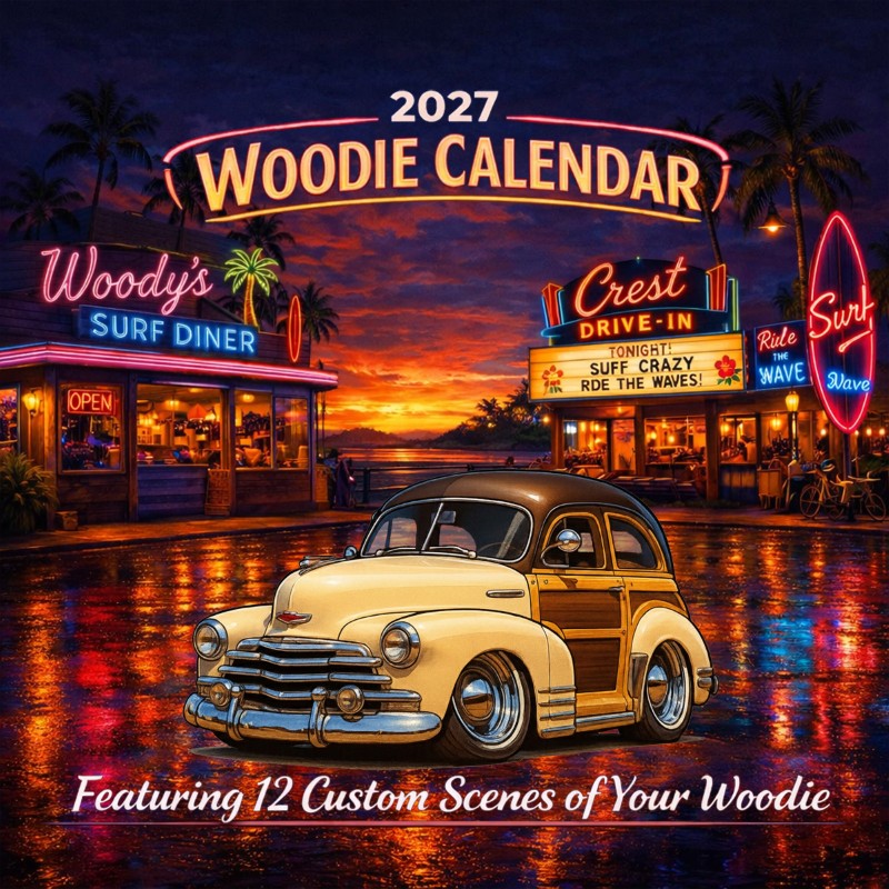 2027 Woodie Neon Calendar 38A9772-CA