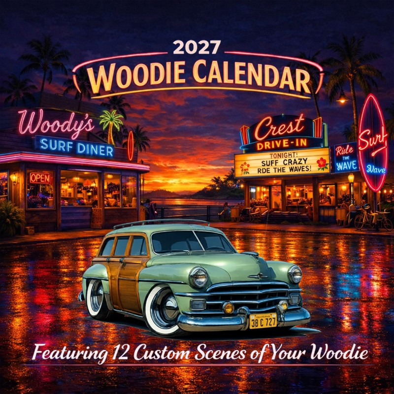 2027 Woodie Neon Calendar 38C727-CA