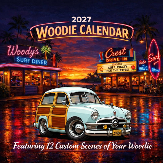 2027 Woodie Neon Calendar 39B6840-CA