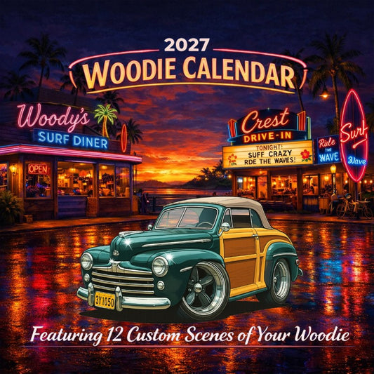2027 Woodie Neon Calendar 3Y1050-CA