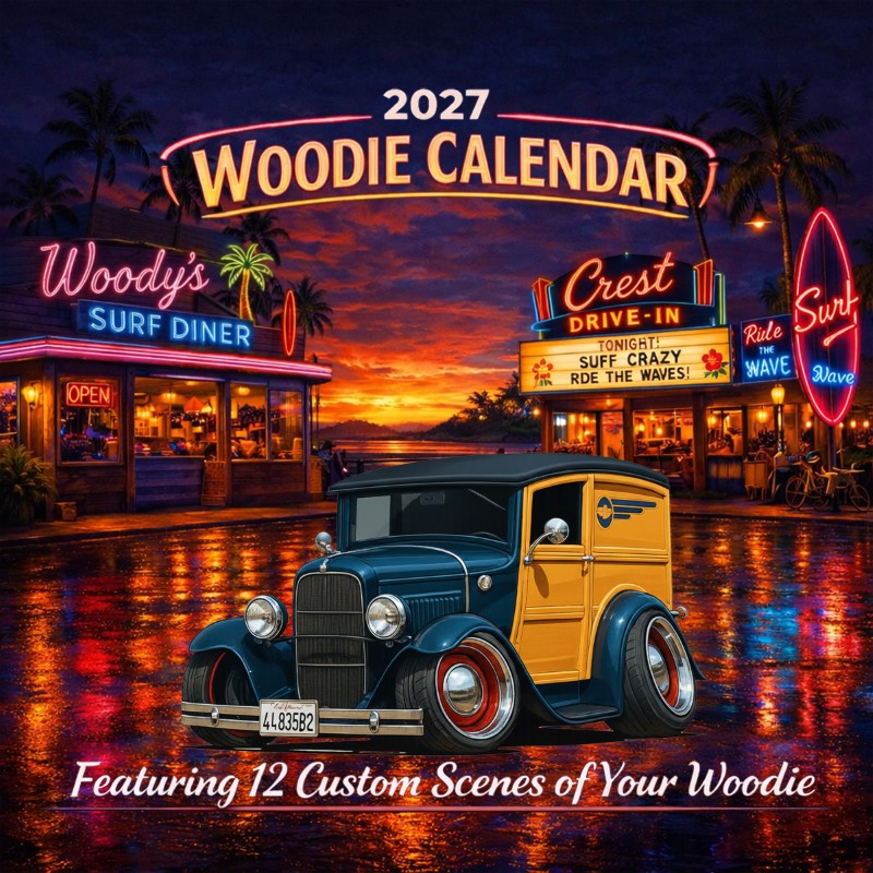 2027 Woodie Neon Calendar 44835B2-CA
