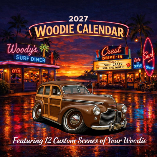 2027 Woodie Neon Calendar 46A117-CA