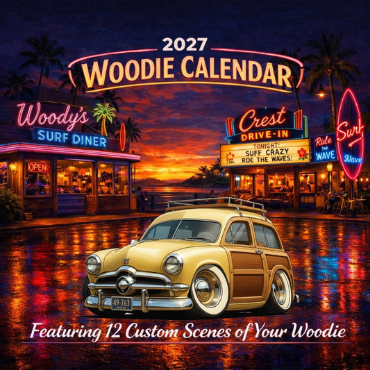2027 Woodie Neon Calendar 49763-OR