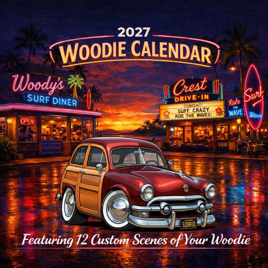 2027 Woodie Neon Calendar 51DRFUL-CA