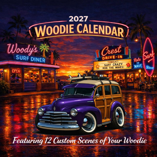 2027 Woodie Neon Calendar 5GBR330-CA