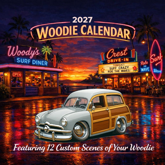 2027 Woodie Neon Calendar 5MML913-CA