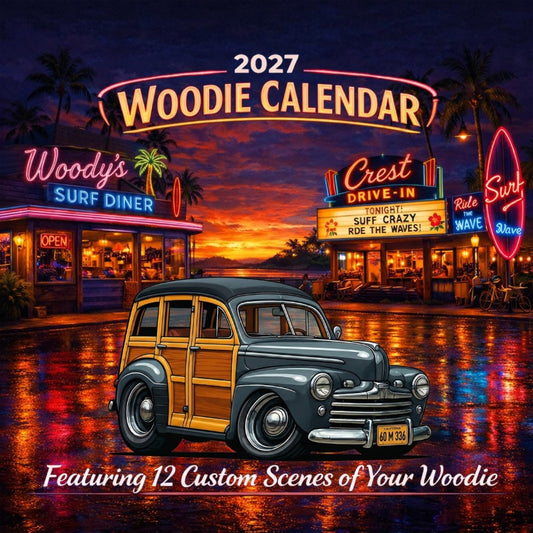 2027 Woodie Neon Calendar 60M336-CA