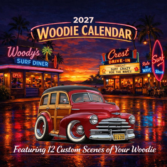 2027 Woodie Neon Calendar 61G391-CA