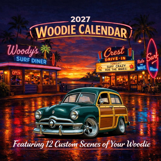 2027 Woodie Neon Calendar 78F241-CA