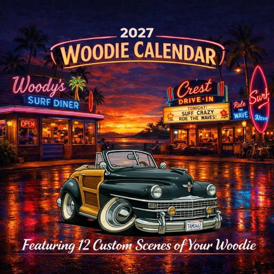 2027 Woodie Neon Calendar 7AMU462-CA