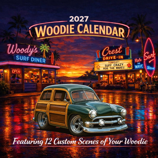 2027 Woodie Neon Calendar 7DDJ466-CA
