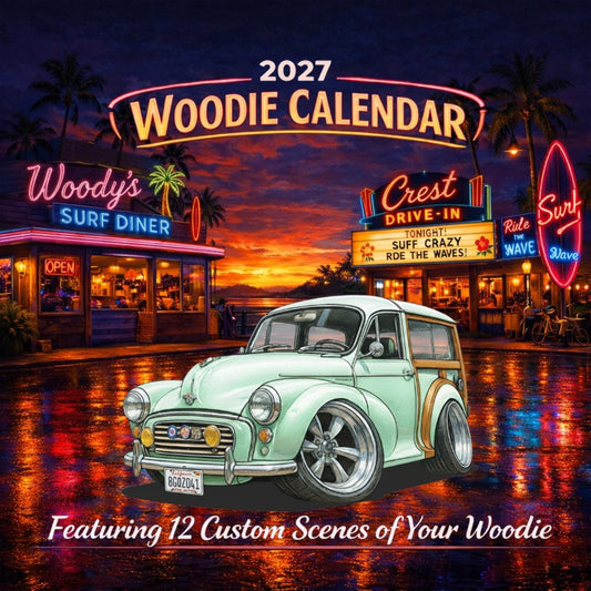 2027 Woodie Neon Calendar 8GQZ041-CA