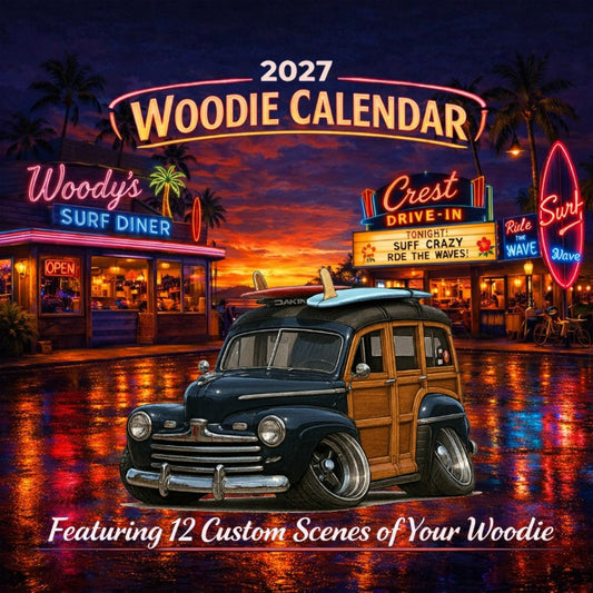 2027 Woodie Neon Calendar 90G463-CA