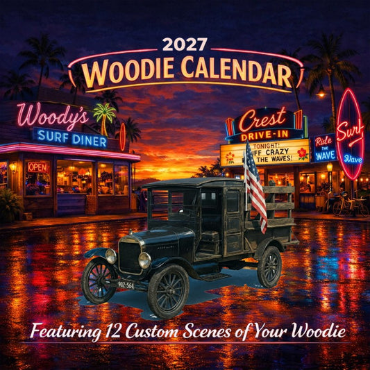 2027 Woodie Neon Calendar 912564-CA
