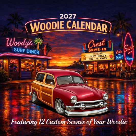 2027 Woodie Neon Calendar 9KBA527-CA
