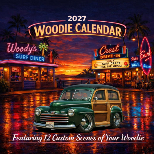 2027 Woodie Neon Calendar AAY6948-WA