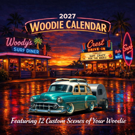 2027 Woodie Neon Calendar B31876-CO