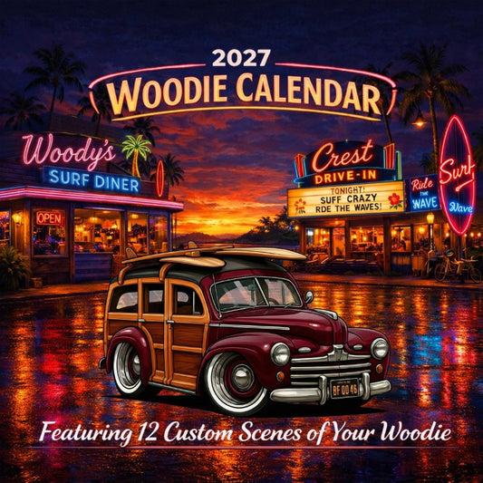 2027 Woodie Neon Calendar BF0046-CA