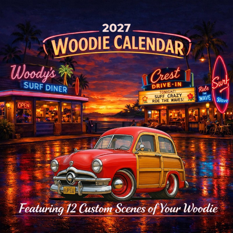 2027 Woodie Neon Calendar BJP532-CA