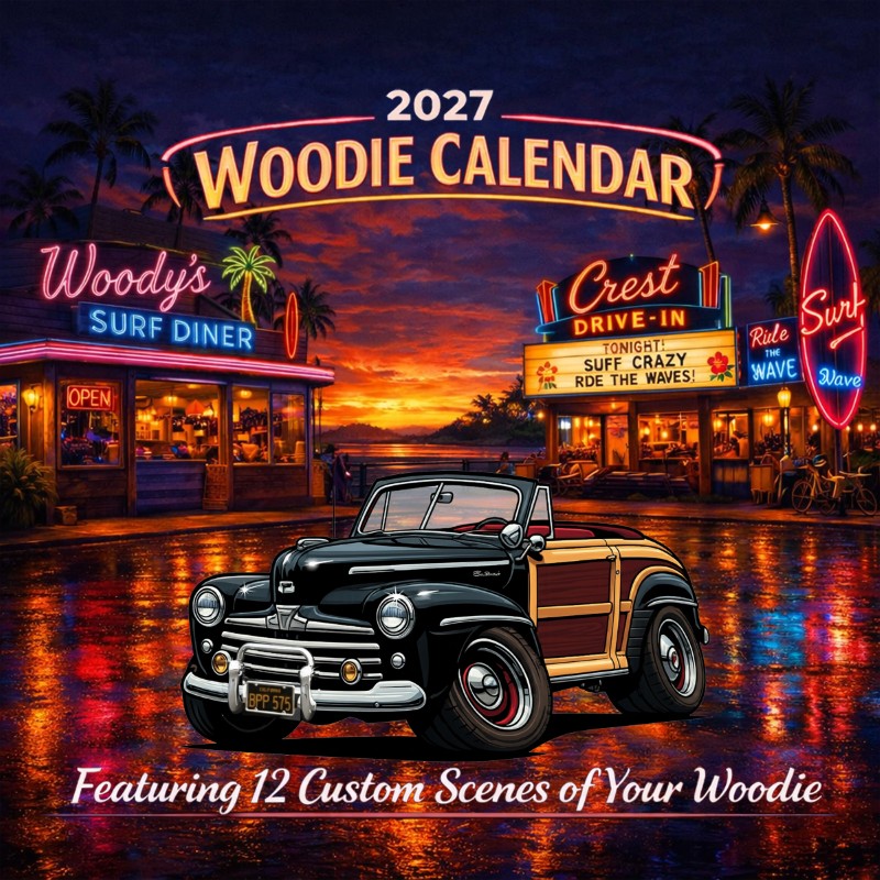 2027 Woodie Neon Calendar BPP575-CA