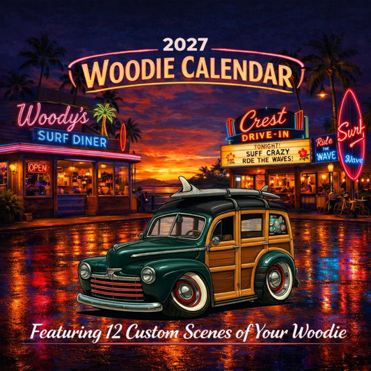 2027 Woodie Neon Calendar DCFD46-CA
