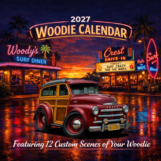 2027 Woodie Neon Calendar DG3781-CA