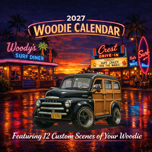 2027 Woodie Neon Calendar DG3791-CA