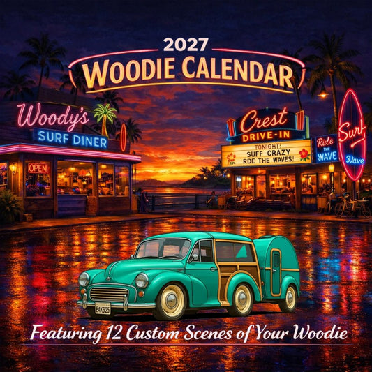 2027 Woodie Neon Calendar EAK925-CA