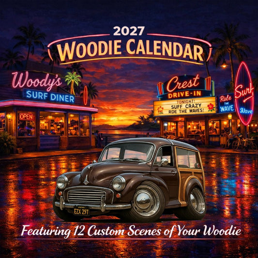 2027 Woodie Neon Calendar EZX297-CA