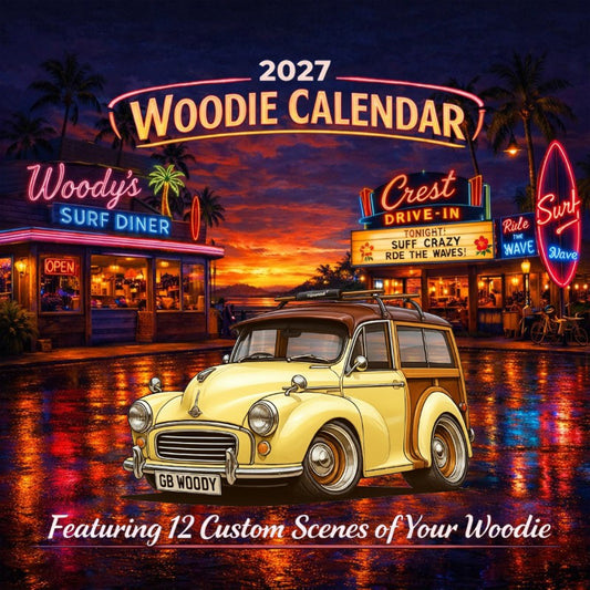 2027 Woodie Neon Calendar GBWOODY-UK