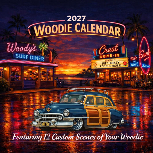 2027 Woodie Neon Calendar GWB038-CA