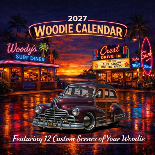 2027 Woodie Neon Calendar HIB692-CA
