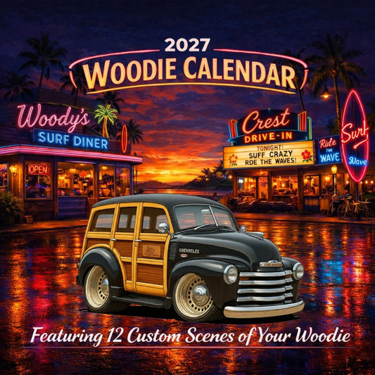 2027 Woodie Neon Calendar HV297T-CA