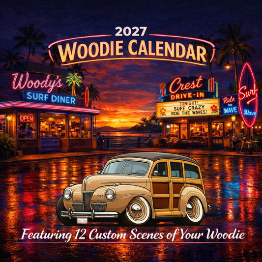 2027 Woodie Neon Calendar HV3062-CA