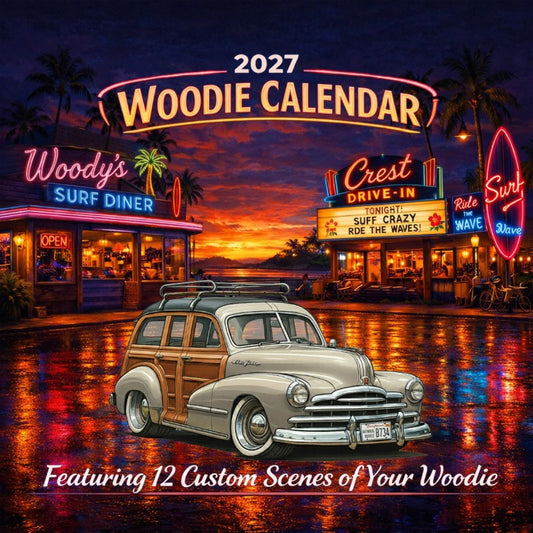 2027 Woodie Neon Calendar HVB734-CA
