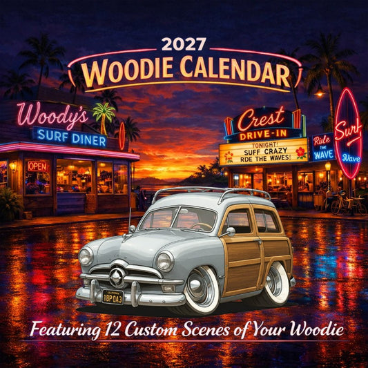 2027 Woodie Neon Calendar IBP043-CA