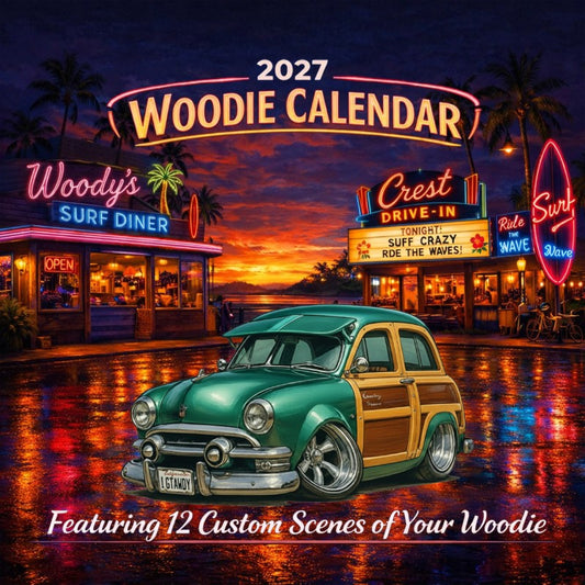 2027 Woodie Neon Calendar IGTAWDY-CA