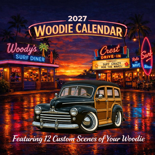 2027 Woodie Neon Calendar KNOTY47-CA
