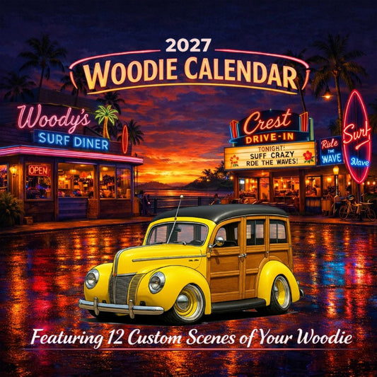 2027 Woodie Neon Calendar POPSWDE-CA