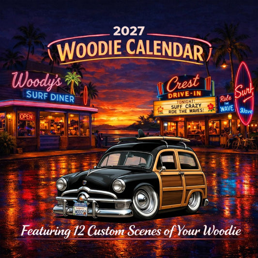 2027 Woodie Neon Calendar WOOD50-CA